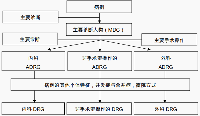 DRG分组流程图